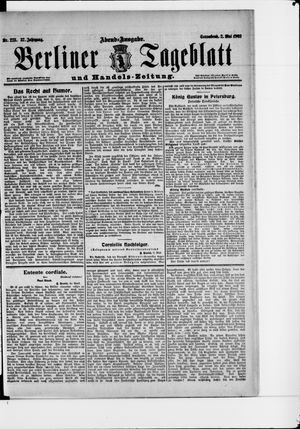 Berliner Tageblatt und Handels-Zeitung vom 02.05.1908
