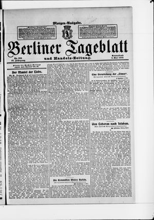 Berliner Tageblatt und Handels-Zeitung vom 09.05.1908