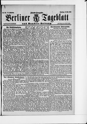 Berliner Tageblatt und Handels-Zeitung vom 12.05.1908