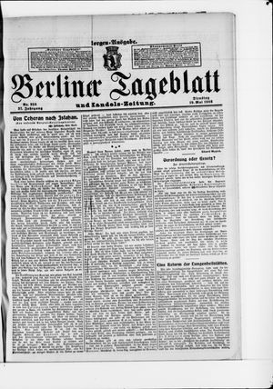 Berliner Tageblatt und Handels-Zeitung vom 19.05.1908