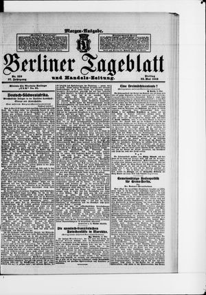 Berliner Tageblatt und Handels-Zeitung vom 22.05.1908