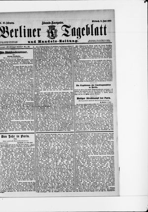 Berliner Tageblatt und Handels-Zeitung vom 03.06.1908