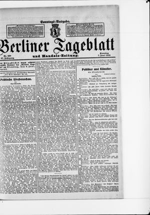 Berliner Tageblatt und Handels-Zeitung vom 07.06.1908