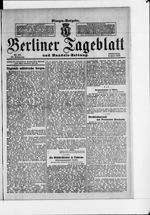 Berliner Tageblatt und Handels-Zeitung vom 02.07.1908