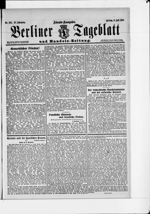 Berliner Tageblatt und Handels-Zeitung on Jul 3, 1908