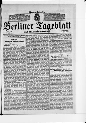 Berliner Tageblatt und Handels-Zeitung vom 09.07.1908