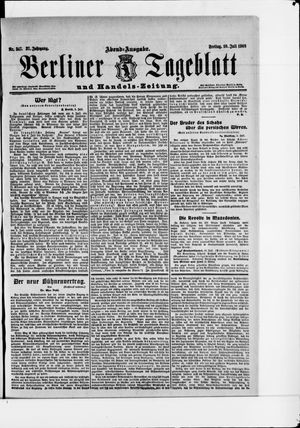 Berliner Tageblatt und Handels-Zeitung vom 10.07.1908