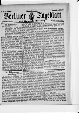 Berliner Tageblatt und Handels-Zeitung vom 11.07.1908