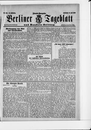 Berliner Tageblatt und Handels-Zeitung vom 15.07.1908