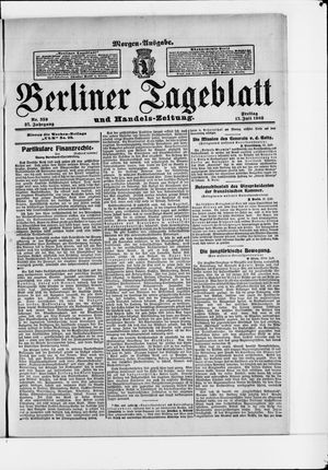 Berliner Tageblatt und Handels-Zeitung vom 17.07.1908