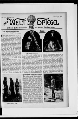 Berliner Tageblatt und Handels-Zeitung vom 19.07.1908