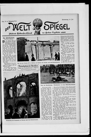 Berliner Tageblatt und Handels-Zeitung vom 23.07.1908