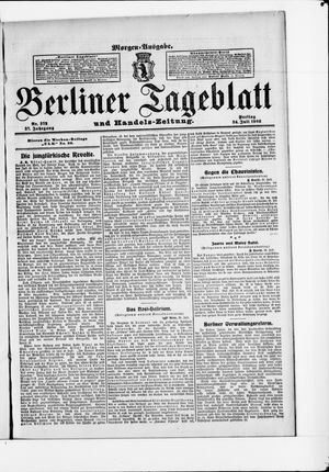 Berliner Tageblatt und Handels-Zeitung vom 24.07.1908
