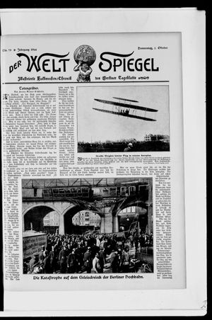 Berliner Tageblatt und Handels-Zeitung on Oct 1, 1908