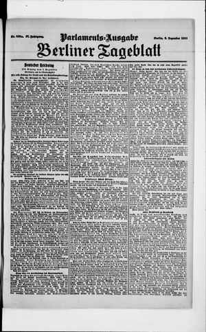 Berliner Tageblatt und Handels-Zeitung vom 08.12.1908