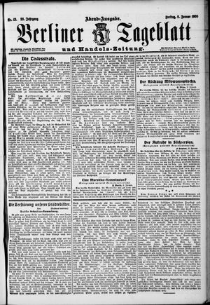 Berliner Tageblatt und Handels-Zeitung vom 08.01.1909