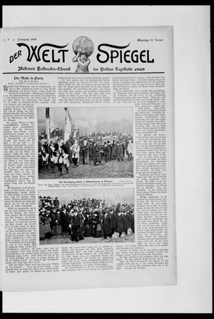 Berliner Tageblatt und Handels-Zeitung on Jan 24, 1909
