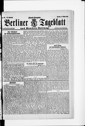 Berliner Tageblatt und Handels-Zeitung vom 12.03.1909
