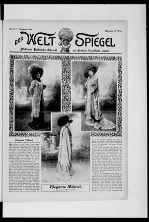 Berliner Tageblatt und Handels-Zeitung on Mar 14, 1909