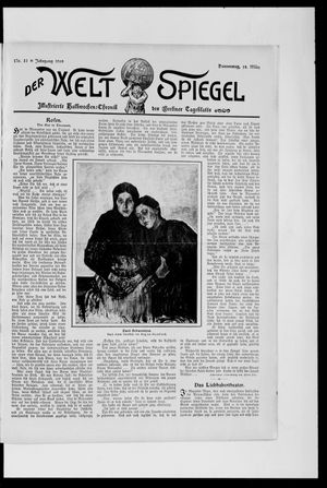 Berliner Tageblatt und Handels-Zeitung on Mar 18, 1909