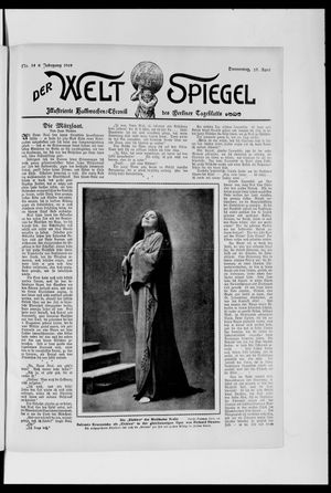Berliner Tageblatt und Handels-Zeitung vom 29.04.1909