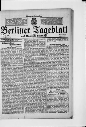 Berliner Tageblatt und Handels-Zeitung vom 06.05.1909