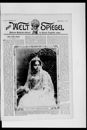 Berliner Tageblatt und Handels-Zeitung on Jun 3, 1909