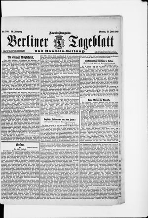 Berliner Tageblatt und Handels-Zeitung vom 21.06.1909
