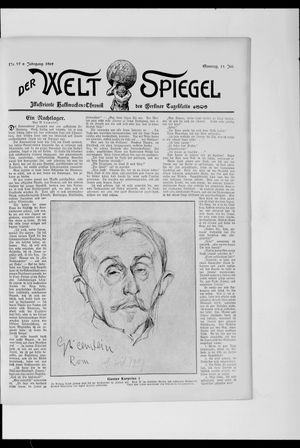 Berliner Tageblatt und Handels-Zeitung vom 25.07.1909