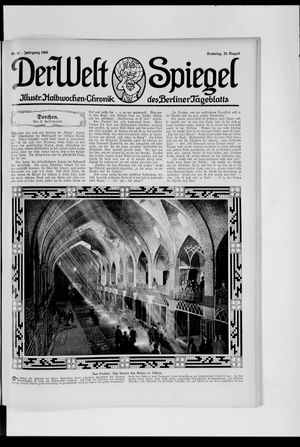 Berliner Tageblatt und Handels-Zeitung vom 22.08.1909