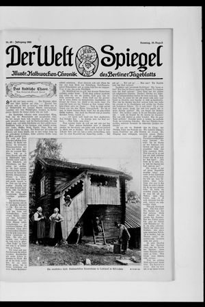 Berliner Tageblatt und Handels-Zeitung vom 29.08.1909