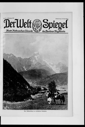 Berliner Tageblatt und Handels-Zeitung on Sep 30, 1909
