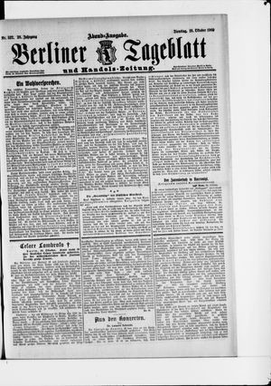 Berliner Tageblatt und Handels-Zeitung vom 19.10.1909
