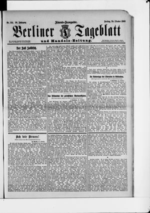 Berliner Tageblatt und Handels-Zeitung vom 29.10.1909