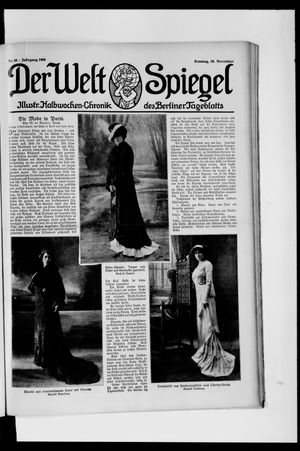 Berliner Tageblatt und Handels-Zeitung vom 28.11.1909
