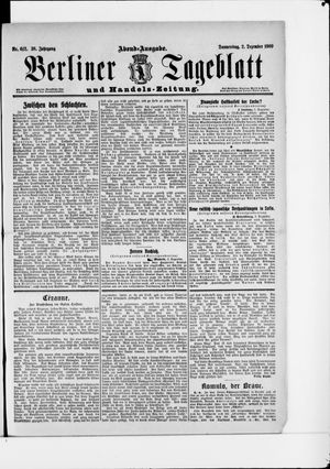 Berliner Tageblatt und Handels-Zeitung vom 02.12.1909