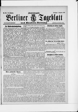 Berliner Tageblatt und Handels-Zeitung vom 07.12.1909