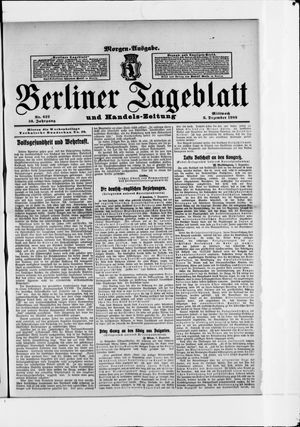 Berliner Tageblatt und Handels-Zeitung vom 08.12.1909