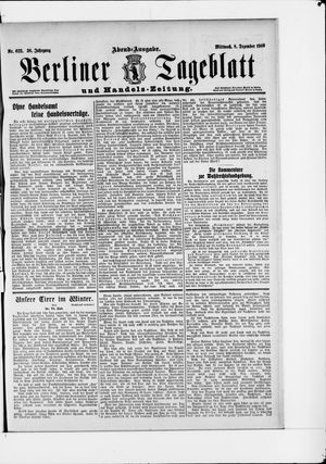 Berliner Tageblatt und Handels-Zeitung vom 08.12.1909