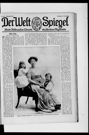 Berliner Tageblatt und Handels-Zeitung on Dec 12, 1909