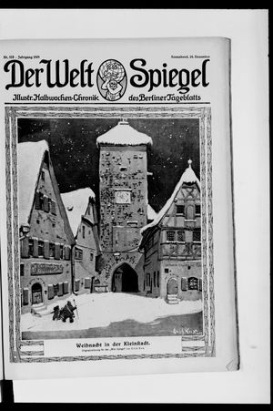 Berliner Tageblatt und Handels-Zeitung vom 25.12.1909