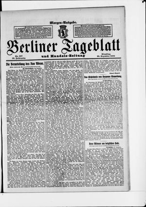 Berliner Tageblatt und Handels-Zeitung on Dec 28, 1909