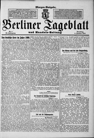 Berliner Tageblatt und Handels-Zeitung on Jan 4, 1910