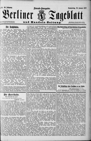 Berliner Tageblatt und Handels-Zeitung vom 20.01.1910