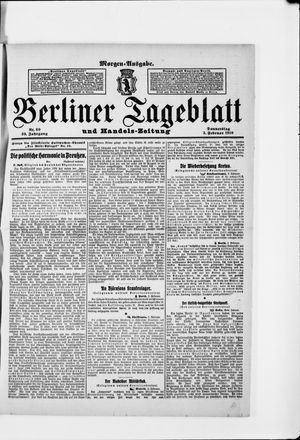 Berliner Tageblatt und Handels-Zeitung vom 03.02.1910