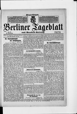 Berliner Tageblatt und Handels-Zeitung vom 03.03.1910