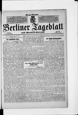 Berliner Tageblatt und Handels-Zeitung vom 04.03.1910