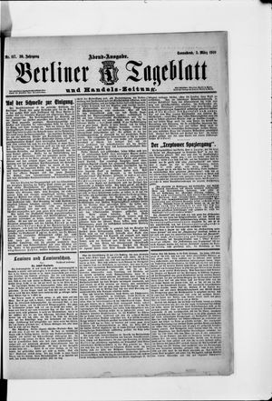 Berliner Tageblatt und Handels-Zeitung vom 05.03.1910