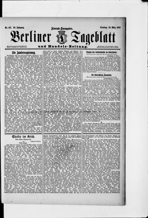 Berliner Tageblatt und Handels-Zeitung vom 29.03.1910