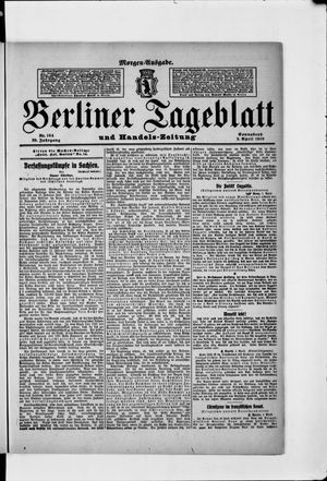 Berliner Tageblatt und Handels-Zeitung vom 02.04.1910
